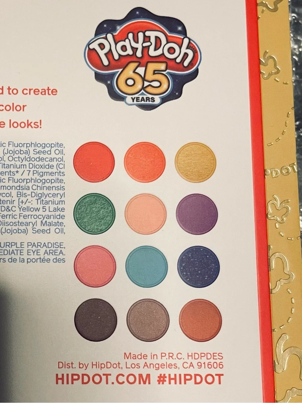 PLAY-DOH/Hipdot Playful Eyeshadow Palette
